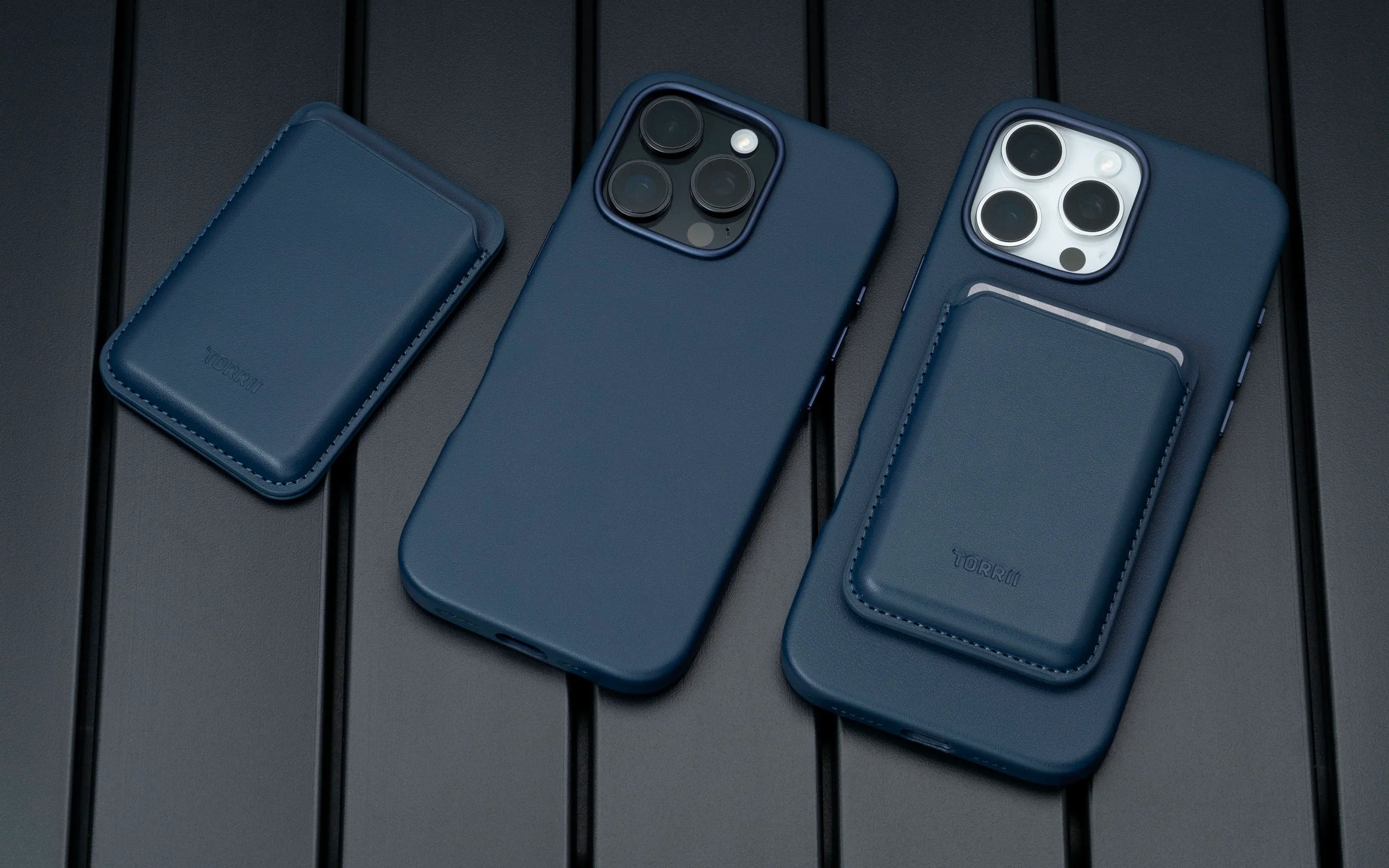iPhone 16 Pro Torrii Koala MagSafe Case + Wallet Stand - Navy - Tashqila iPhone 16 Pro Torrii Koala MagSafe Case + Wallet Stand - Navy - Tashqila